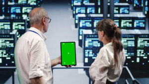 טאבלט עם שני צופים